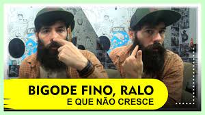 bigode ralo fino e nao