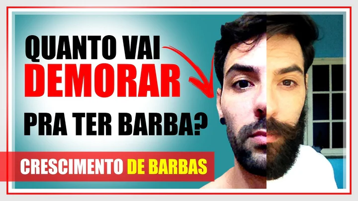 minha barba so cresce de um